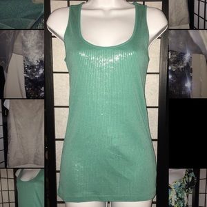 APT 9 Sequined Sparkly Tank Top NEW sz S